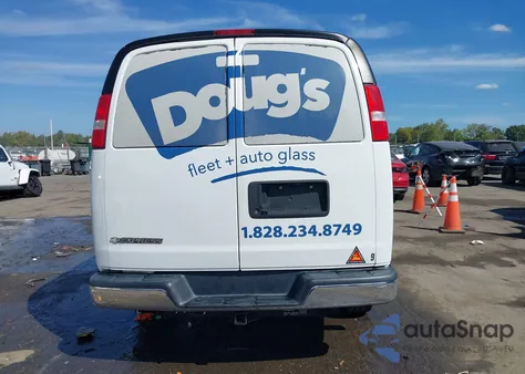 2018 Chevrolet Express 2500 Work Van from USA, damaged, VIN 1GCWGAFG9J1907387